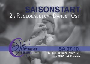 Saisonstart 2.Regionalliga Damen Ost