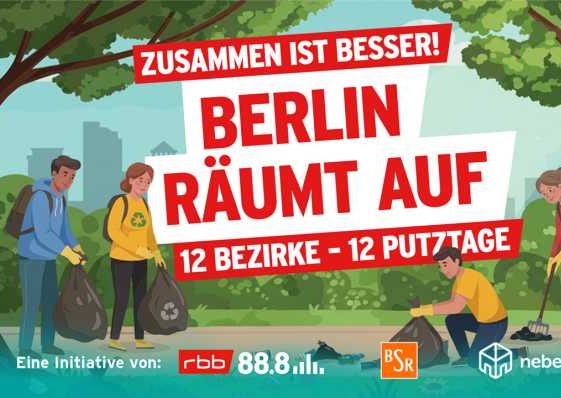 Berlin räumt auf und CITY ist dabei