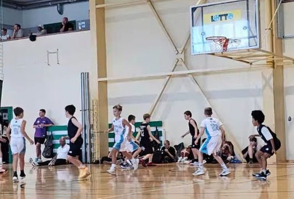 Die MU14 von CITY Basket Berlin im Spiel beim Niebuszewo Cup 2026 in Szczecin