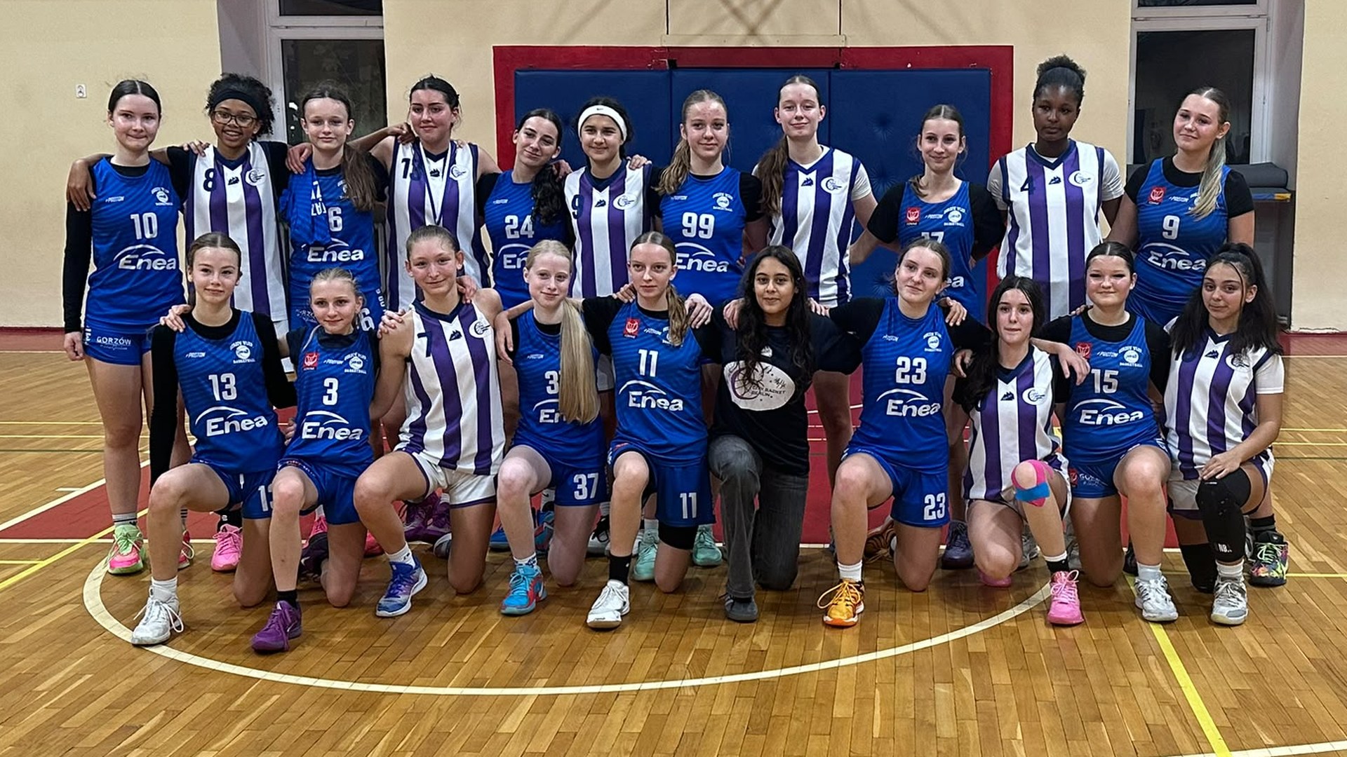 Teamfoto der WU16 von CITY Basket Berlin beim Turnier in Kołobrzeg